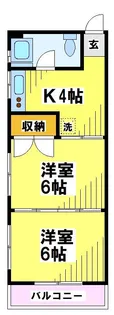 東京都府中市宮西町4【マンション】の間取り
