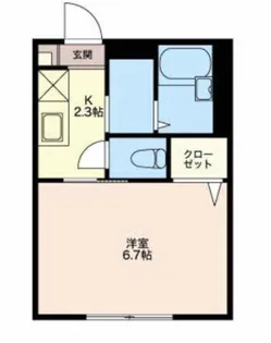 サンライト【2階】の間取り