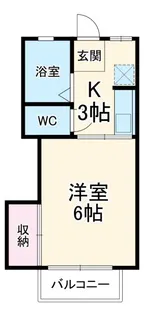 アーバン折立 北棟【2階】の間取り