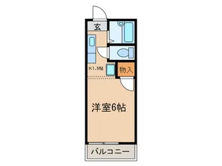 ニュ-トラッド上小田井【2階】の間取り