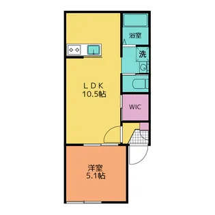 ル・シエル東千葉【3階】の間取り