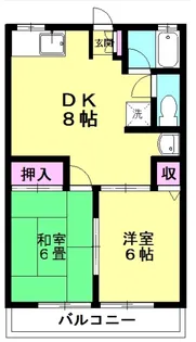 埼玉県本庄市けや木1【アパート】の間取り