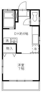 ニュー清住A【4階】の間取り