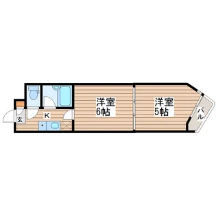 バリュー大和町【4階】の間取り