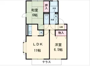 埼玉県和光市南1【アパート】の間取り