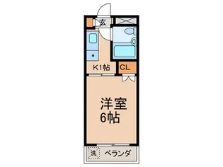 ハイタウン多摩川No.2【1階】の間取り