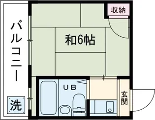 横須賀荘【2階】の間取り