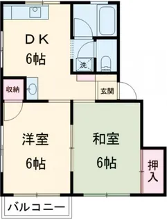 ハイツアクトレスA【2階】の間取り