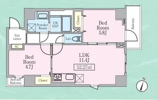 THEROOM【9階】の間取り