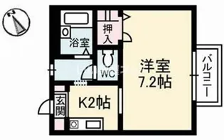 ラ・コンペール A棟【1階】の間取り