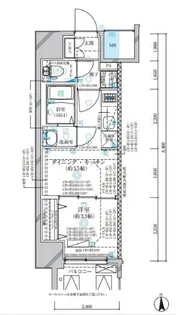 ディアレイシャス名古屋中村公園【10階】の間取り