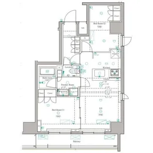 DIPS赤羽RESIDENCE【10階】の間取り