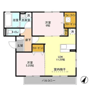 シーガルII【1階】の間取り