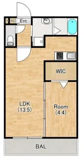 ジーメゾン石津町東アビテ【1階】の間取り