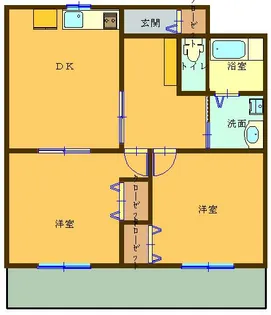 新潟県長岡市宮関1【マンション】の間取り