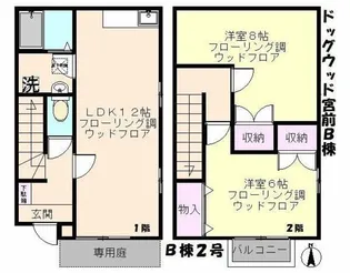 神奈川県川崎市宮前区平5【一戸建】の間取り