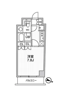 ディームス麻布狸穴町【3階】の間取り