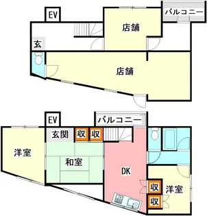 福岡県飯塚市柏の森【一戸建】の間取り