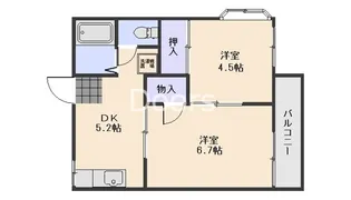 コーポすみれ【1階】の間取り