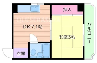 パークハイツ沢【5階】の間取り