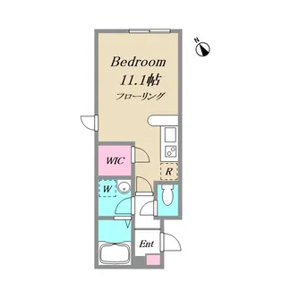 東京都渋谷区代々木5【アパート】の間取り