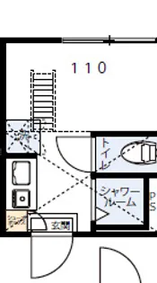 シャンピニオン高円寺【2階】の間取り