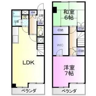 コーポシュベステルIII【3階】の間取り