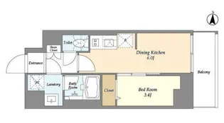 グランカーサ菊川【2階】の間取り