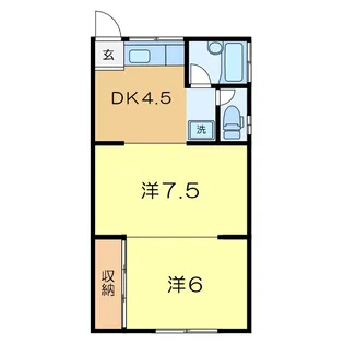 センターハウス【2階】の間取り