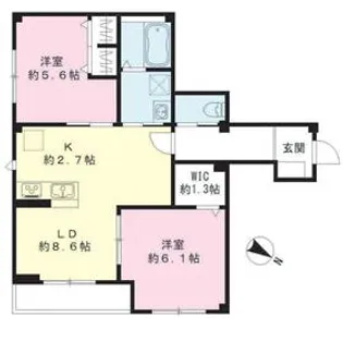 Blan cube 戸越公園(Nearly ZEH)【2階】の間取り