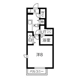 MIKOTO XII【1階】の間取り