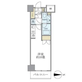 パークスフィア中野富士見町【5階】の間取り
