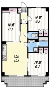 東京都練馬区東大泉3【マンション】の間取り