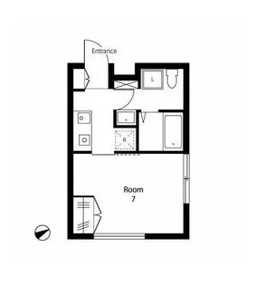VLN2 YEBISU【1階】の間取り