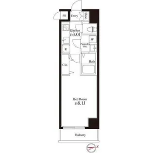 REGALO世田谷松陰神社【3階】の間取り