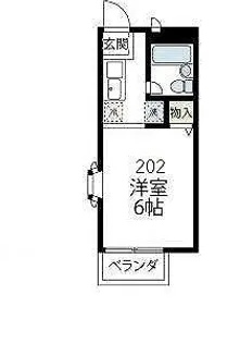 クレセントA【2階】の間取り