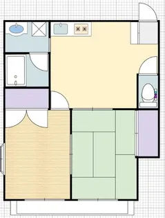 メゾンシンバI【2階】の間取り
