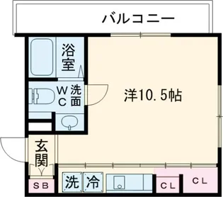 フェルトバーンハウス新江古田【2階】の間取り
