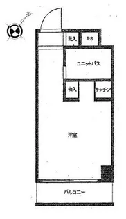 スカイコート横浜日ノ出町【7階】の間取り