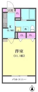 ルミエール山王【2階】の間取り