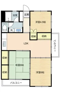 第三桑野マンション【1階】の間取り