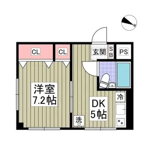 ITOハイツ【1階】の間取り
