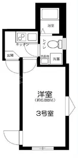 レジデンス青井【1階】の間取り