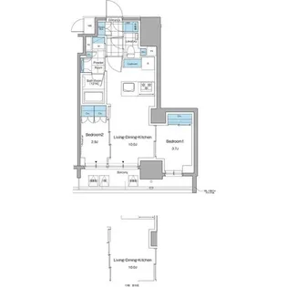 東京都文京区本郷3【マンション】の間取り
