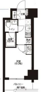 東京都品川区南大井6【マンション】の間取り