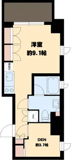 ラティエラ文京音羽【3階】の間取り