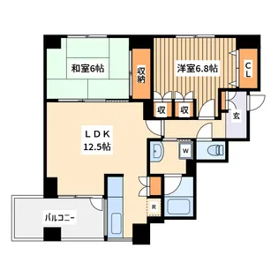 エーデルワイス高見【3階】の間取り