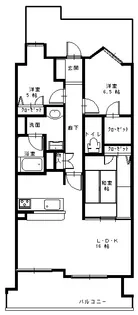ジュエルコート熊谷【15階】の間取り