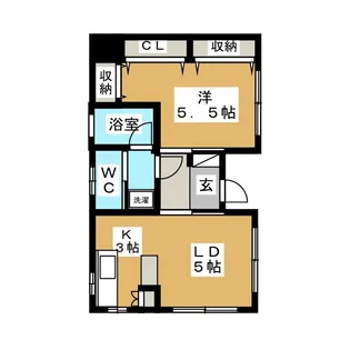 東京都目黒区目黒本町6【マンション】の間取り