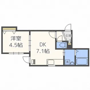 北海道札幌市中央区大通東3【マンション】の間取り
